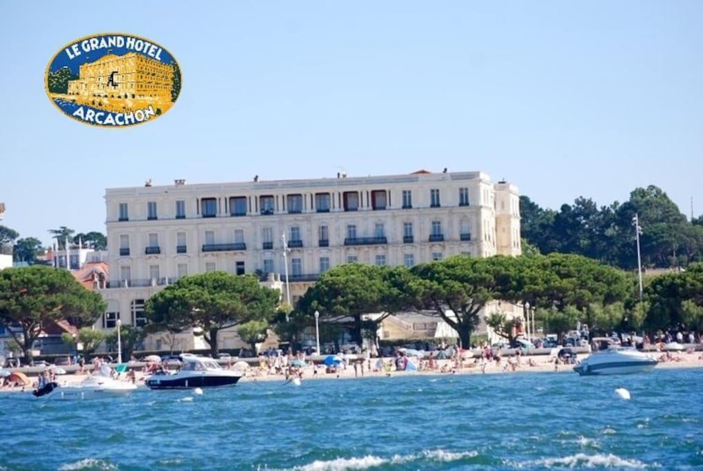 Grand Hotel - Magnifique Appartement Bord De Plage Centrale Аркашон Экстерьер фото